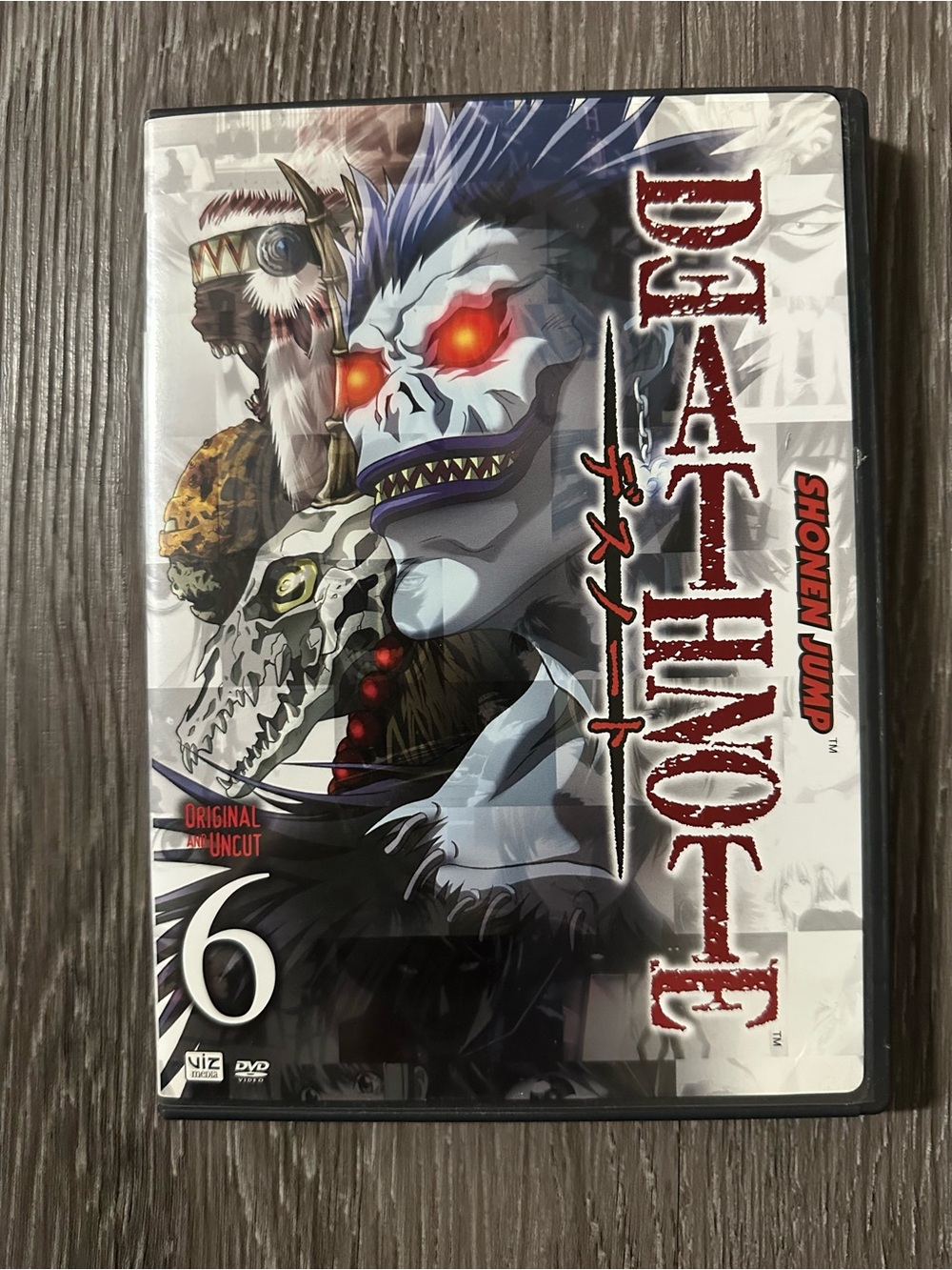 Death Note DVD Volume 6 - Original and Uncut Edition